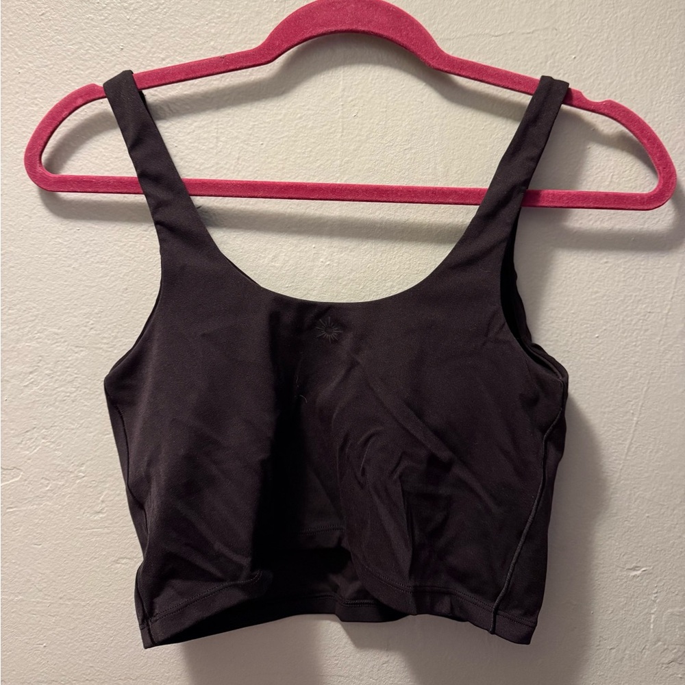 Black Scoop Neck Tank Top